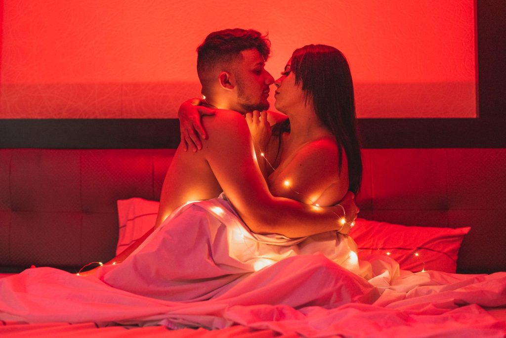 Mujer joven y seductora